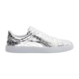 Puma Silver Athletic Shoes